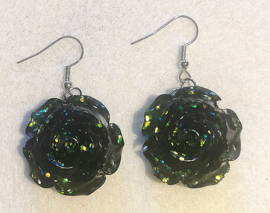 Orecchini a forma di rosa