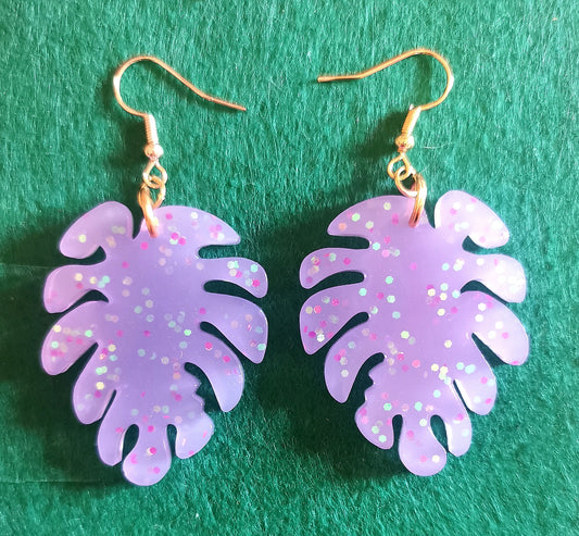Orecchini Resina Lilla