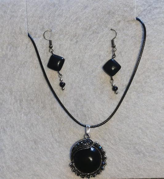 Set gioiello Ossidiana